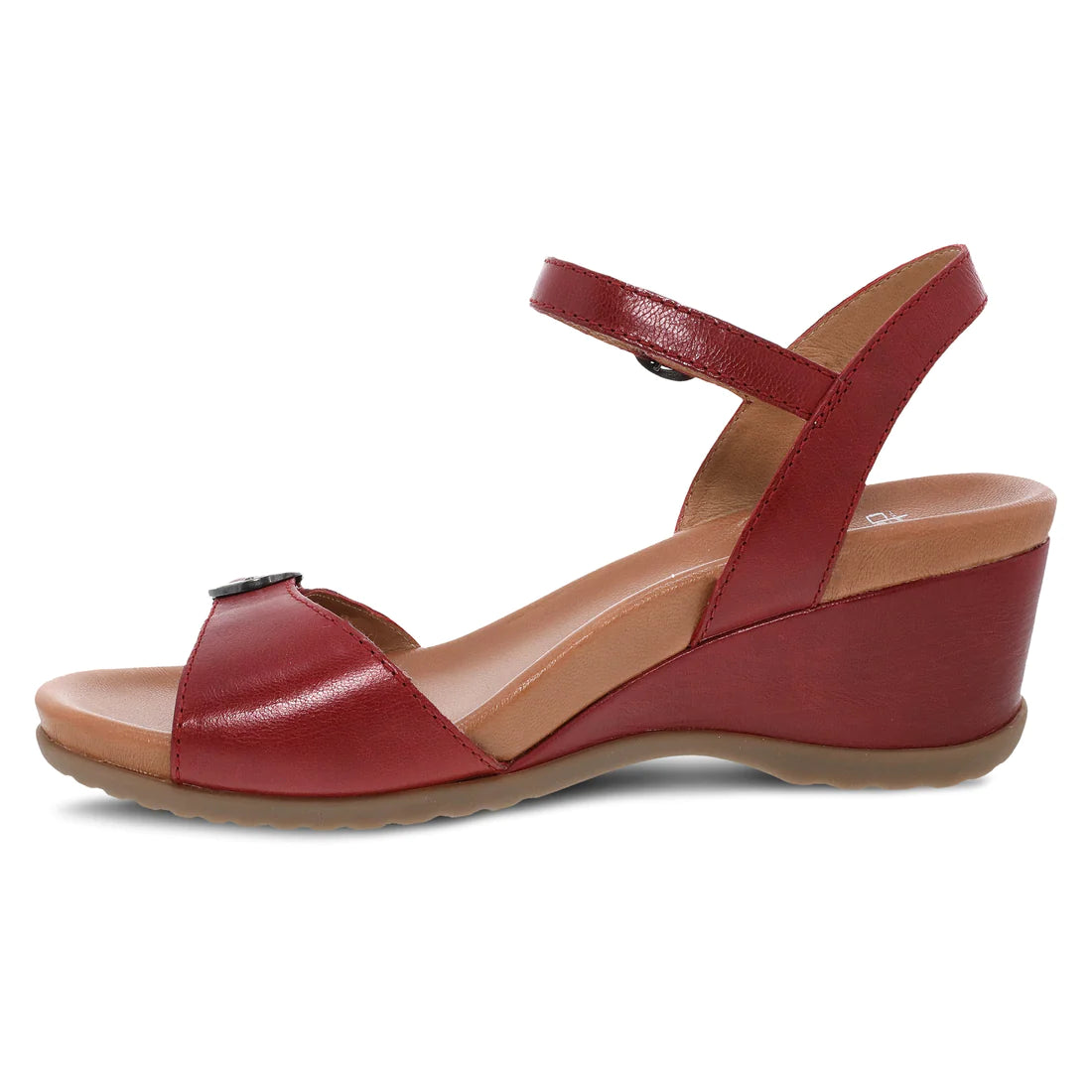 Dansko Women's Arielle Sandal - Red Glazed Leather