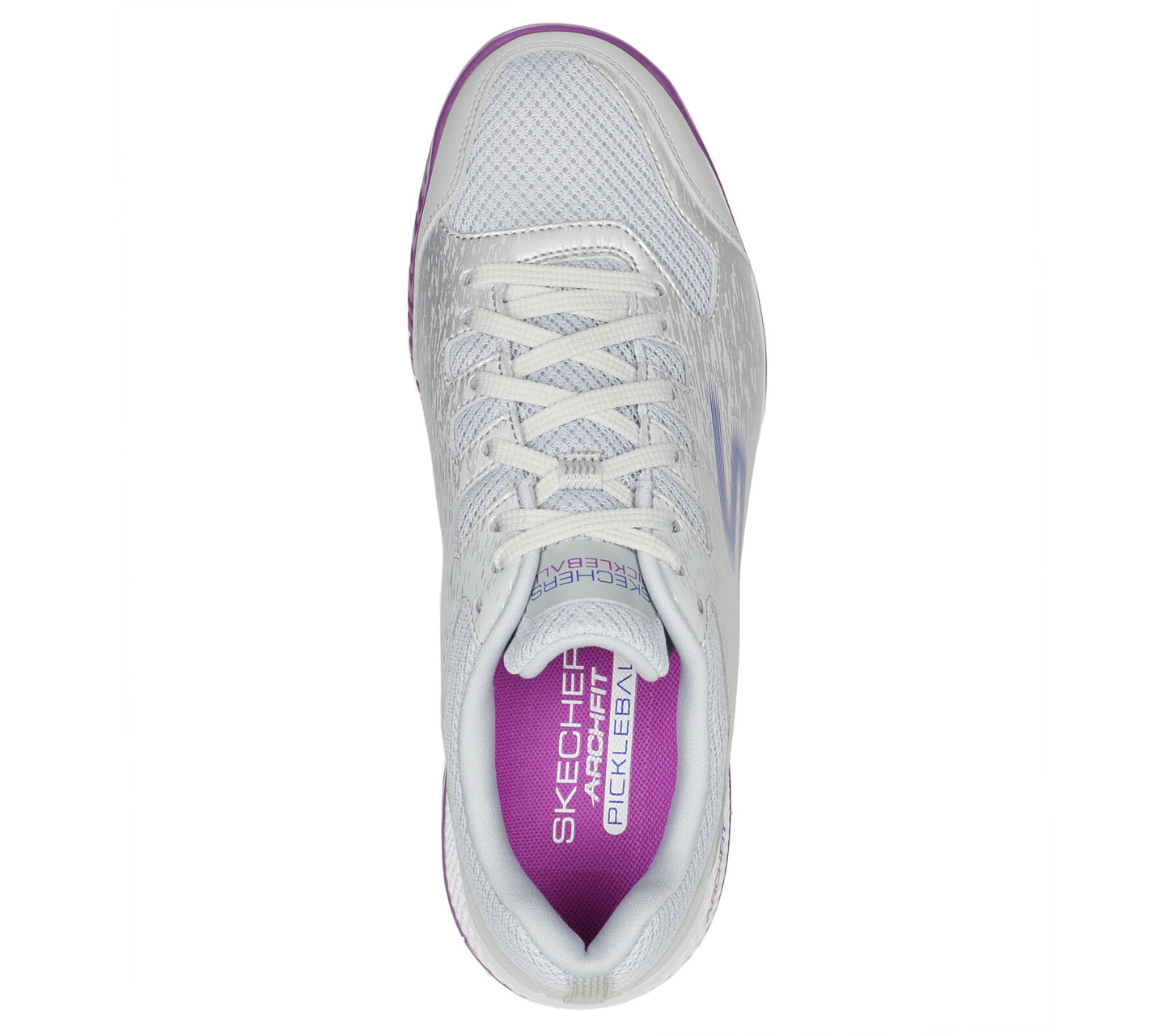 Skechers Women's Viper Court Pickleball - Gray/Purple