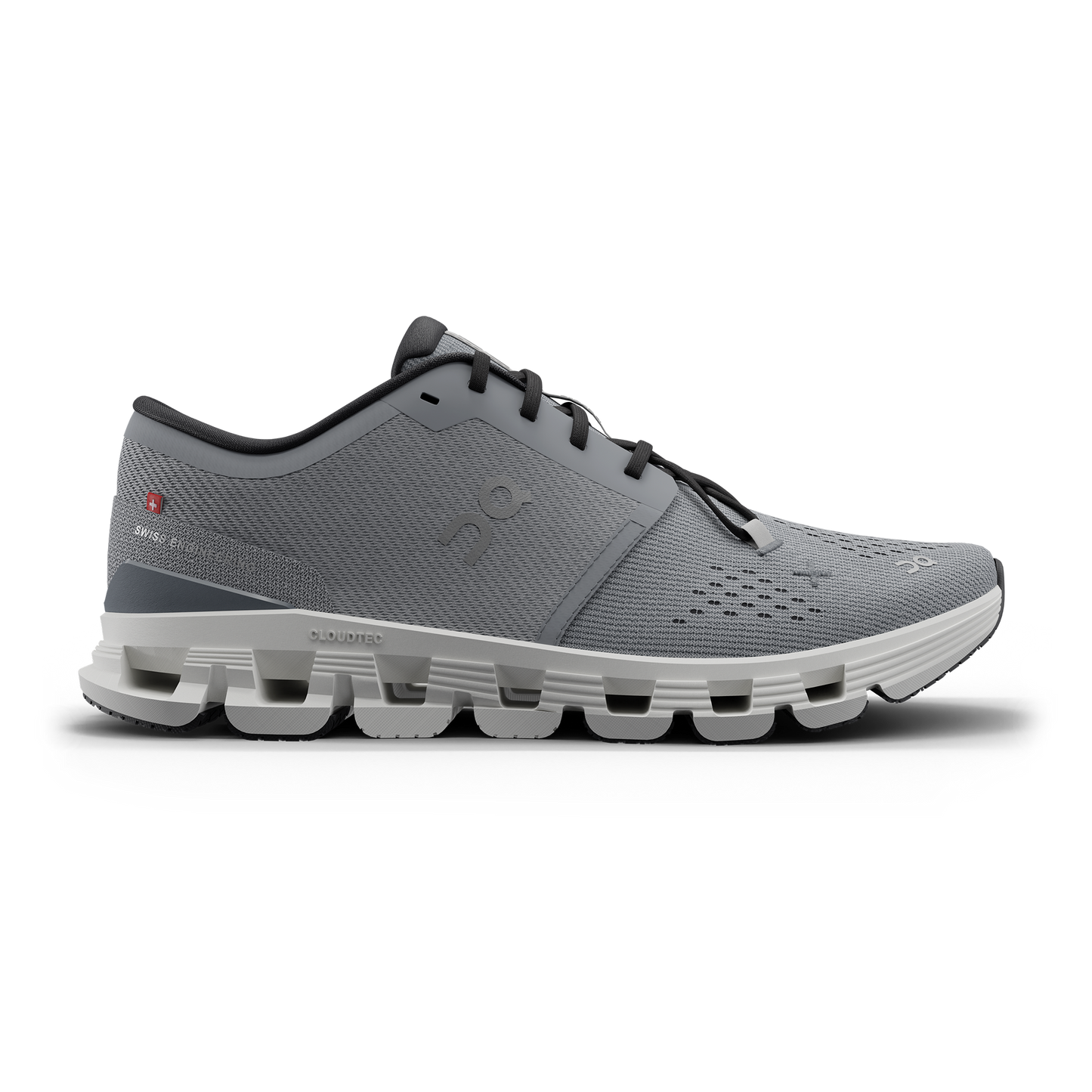 On Running Men's Cloud X 4 Dynamic Workout Shoe - Glacier/Stone