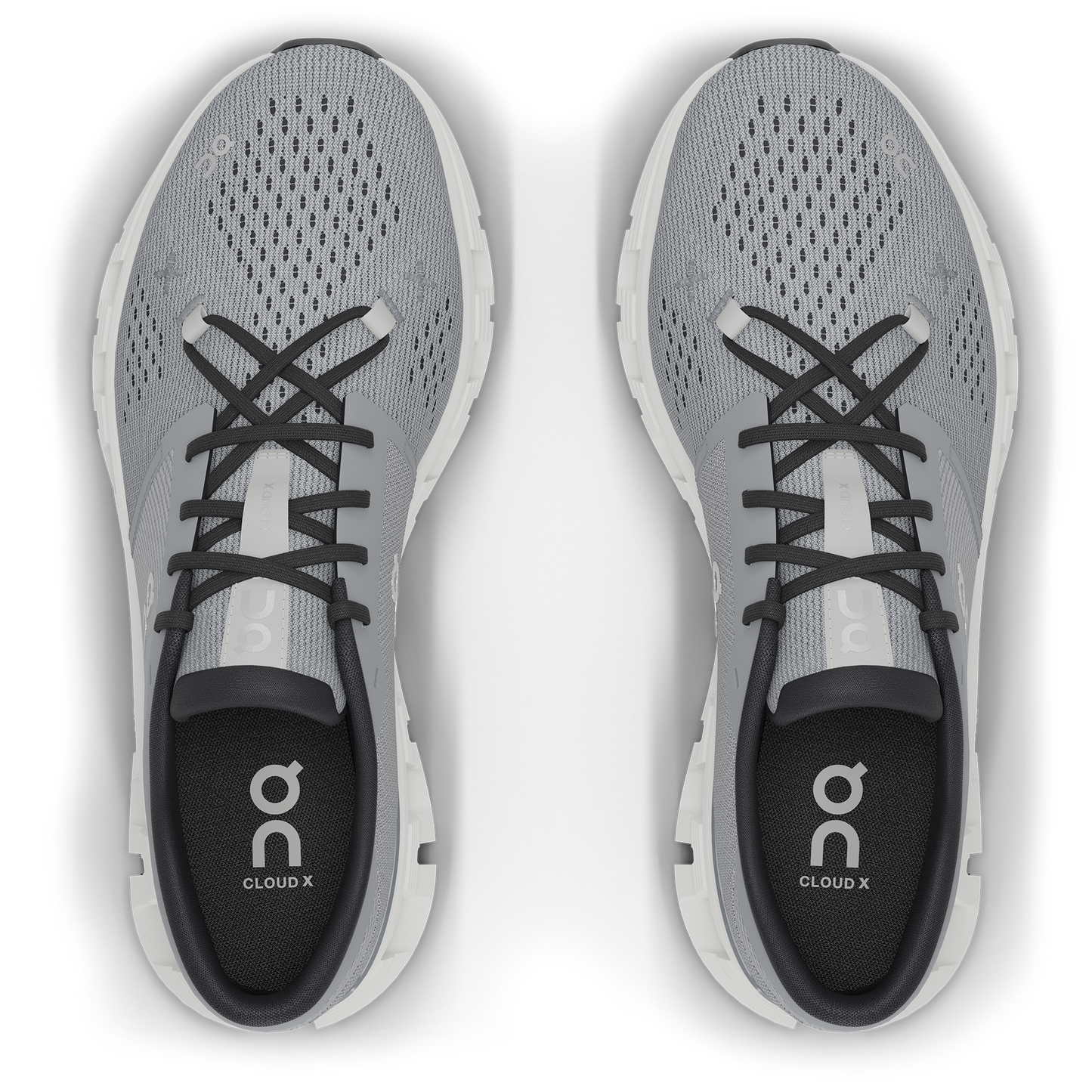 On Running Men's Cloud X 4 Dynamic Workout Shoe - Glacier/Stone