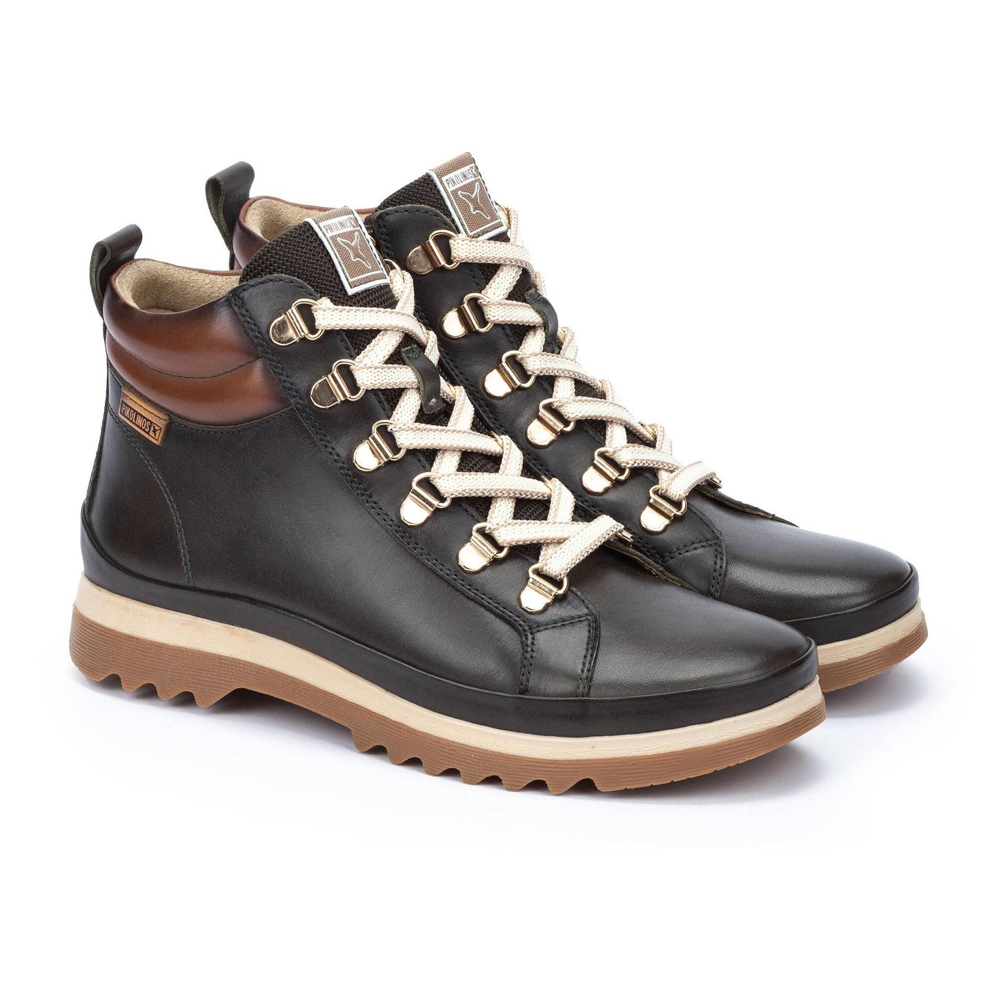 Pikolinos Women's Vigo Lace Up Boots - Forest