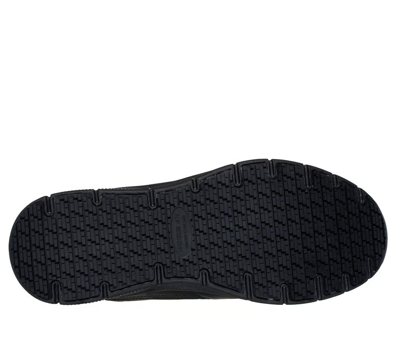 Skechers Men's Slip-ins Work Slip-Resistant: Nampa - Portar - Black