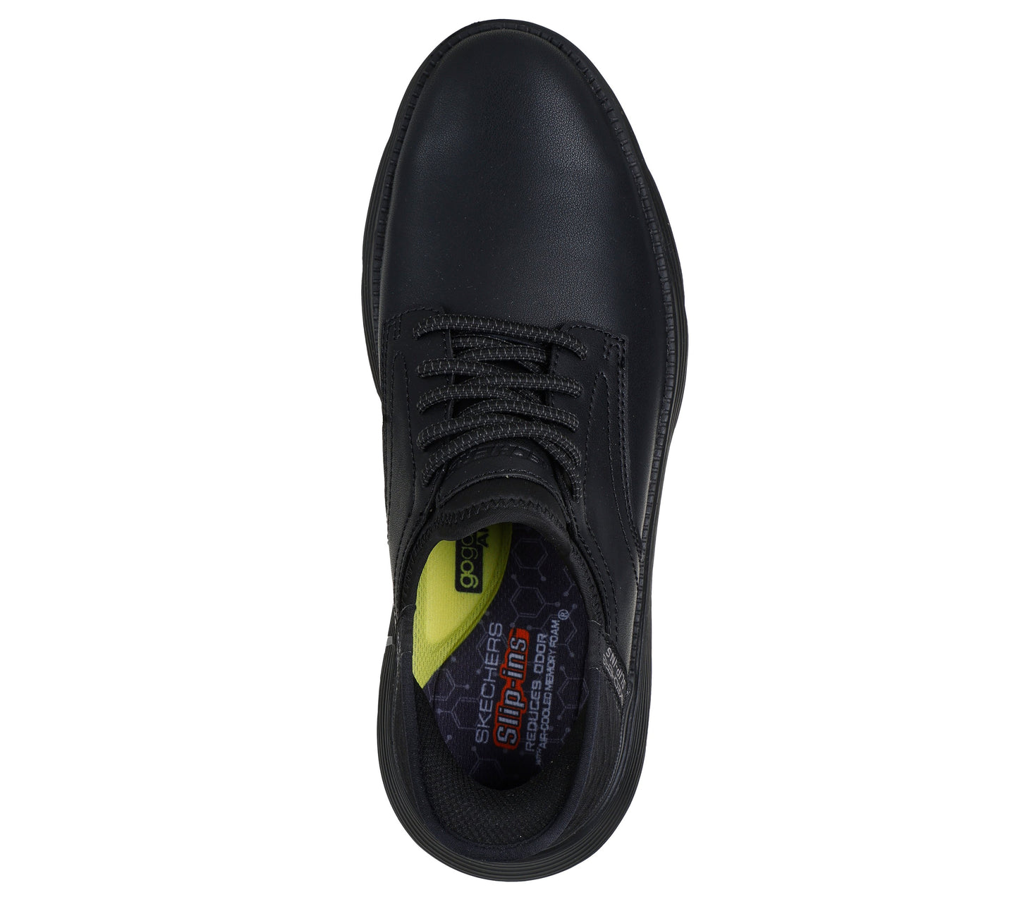 Skechers Men's Garza-Gervin Slip In Oxford Shoe - Black