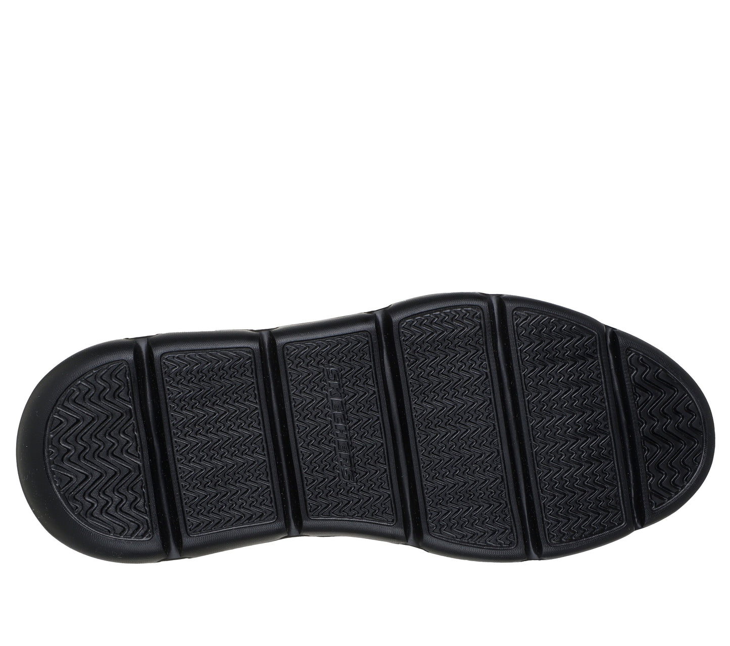 Skechers Men's Garza-Gervin Slip In Oxford Shoe - Black