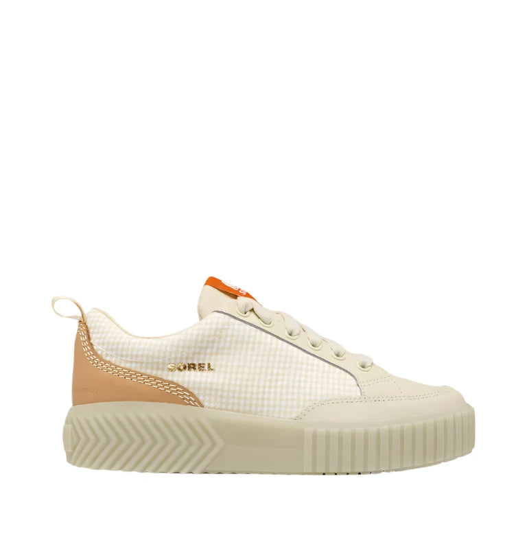 Sorel Women's Ona Ave Low Waterproof Sneaker - Bleached Ceramic/Light Aloe