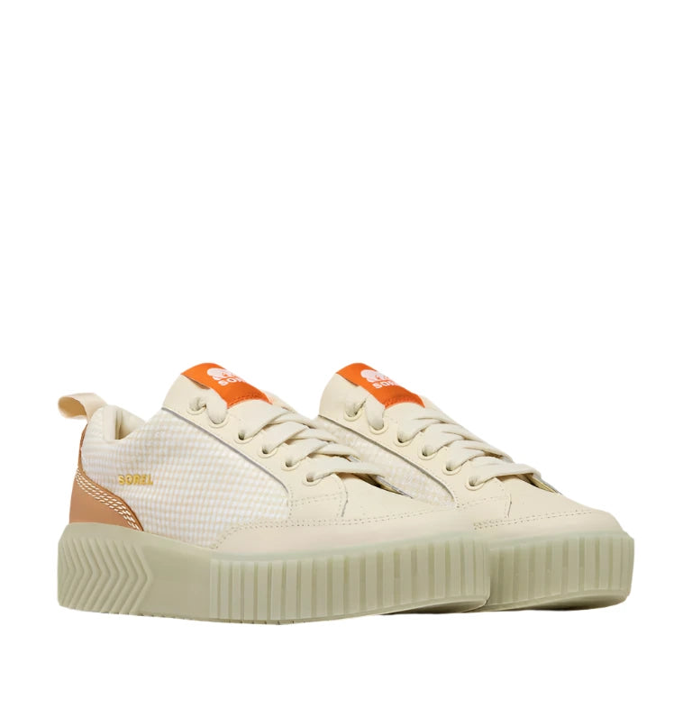 Sorel Women's Ona Ave Low Waterproof Sneaker - Bleached Ceramic/Light Aloe