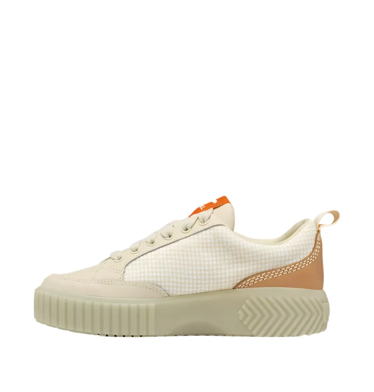 Sorel Women's Ona Ave Low Waterproof Sneaker - Bleached Ceramic/Light Aloe