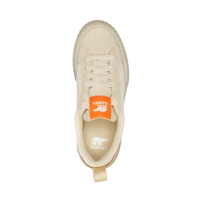 Sorel Women's Ona Ave Low Waterproof Sneaker - Bleached Ceramic/Light Aloe