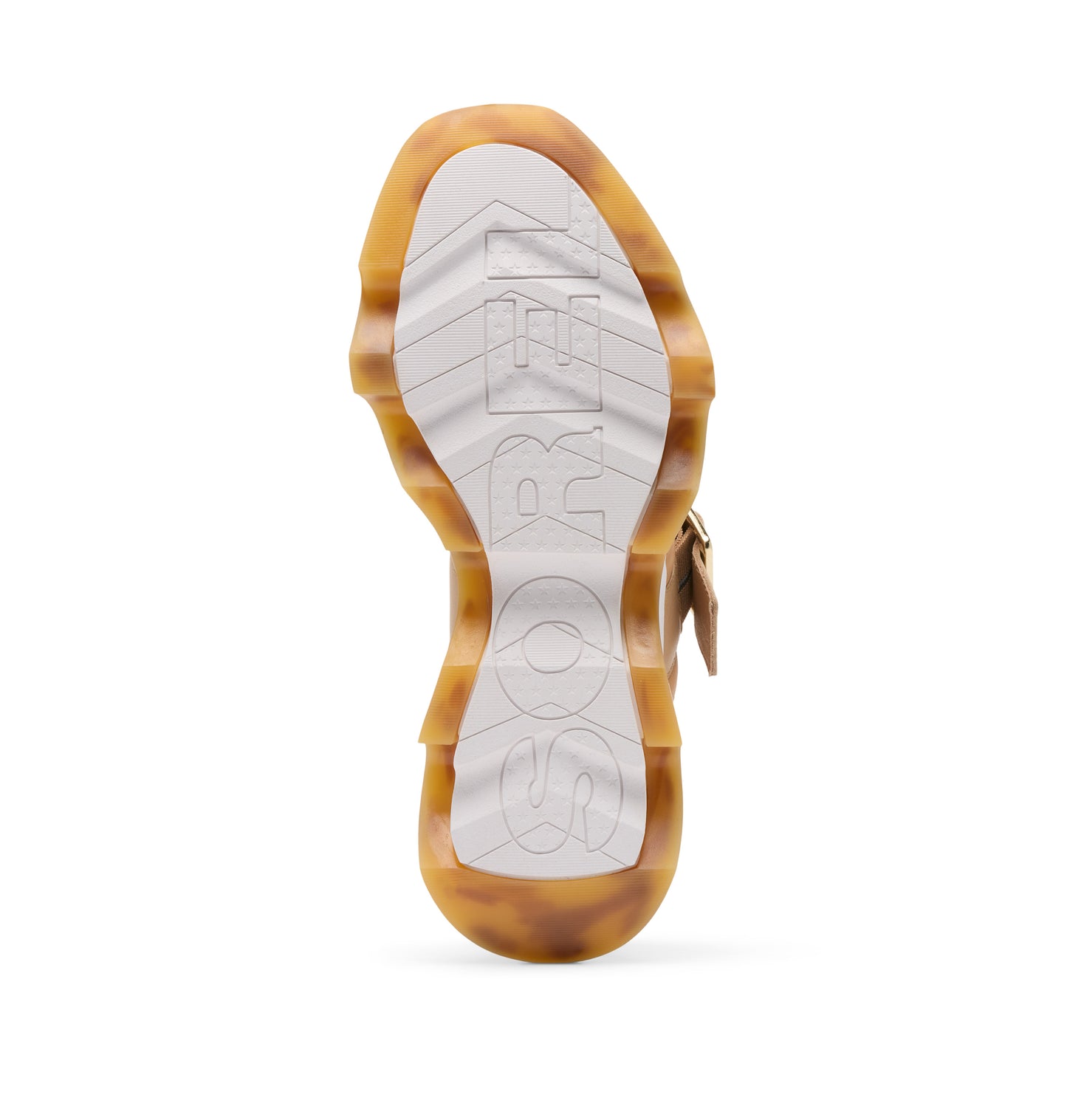 Sorel Women's Kinetic Impact Wedge Sandals - Honest Beige/Sea Salt