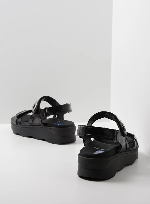 Wolky Women's Medusa Sandal - Black