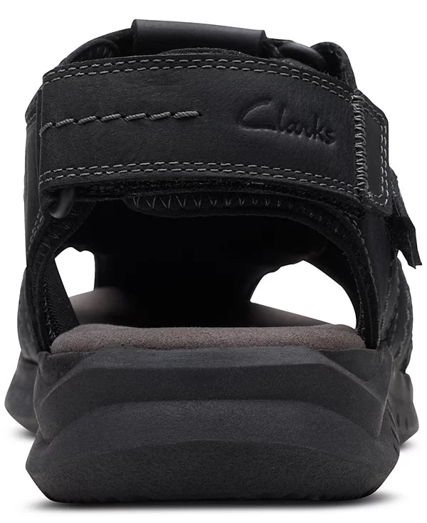 Clarks Men's Walkford Fish Sandel - Black