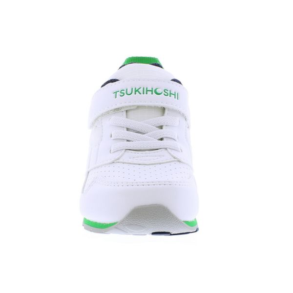 Tsukihoshi Child Racer (Sizes 7 - 13) - White/Green