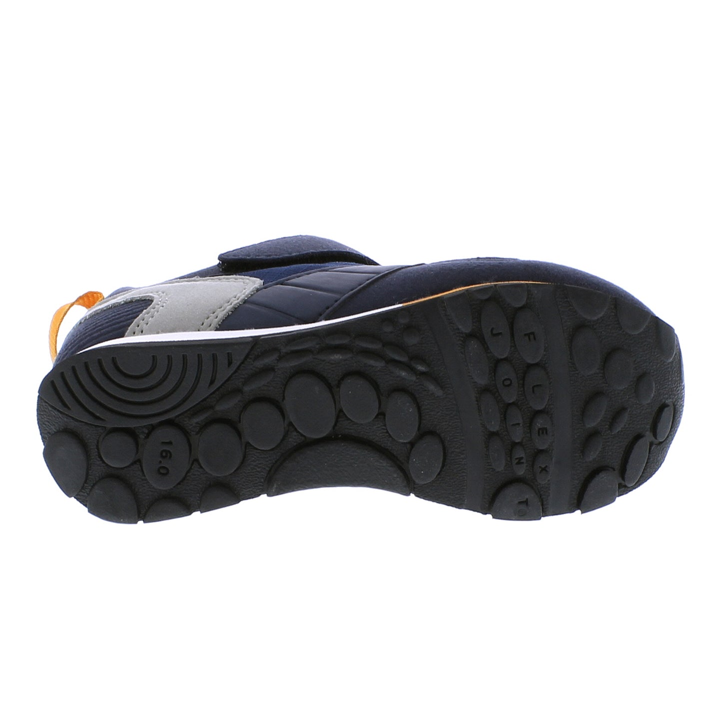 Tsukihoshi Kids Velcro Racer - Navy/Oragne (Childs Sizes 7 to 13)