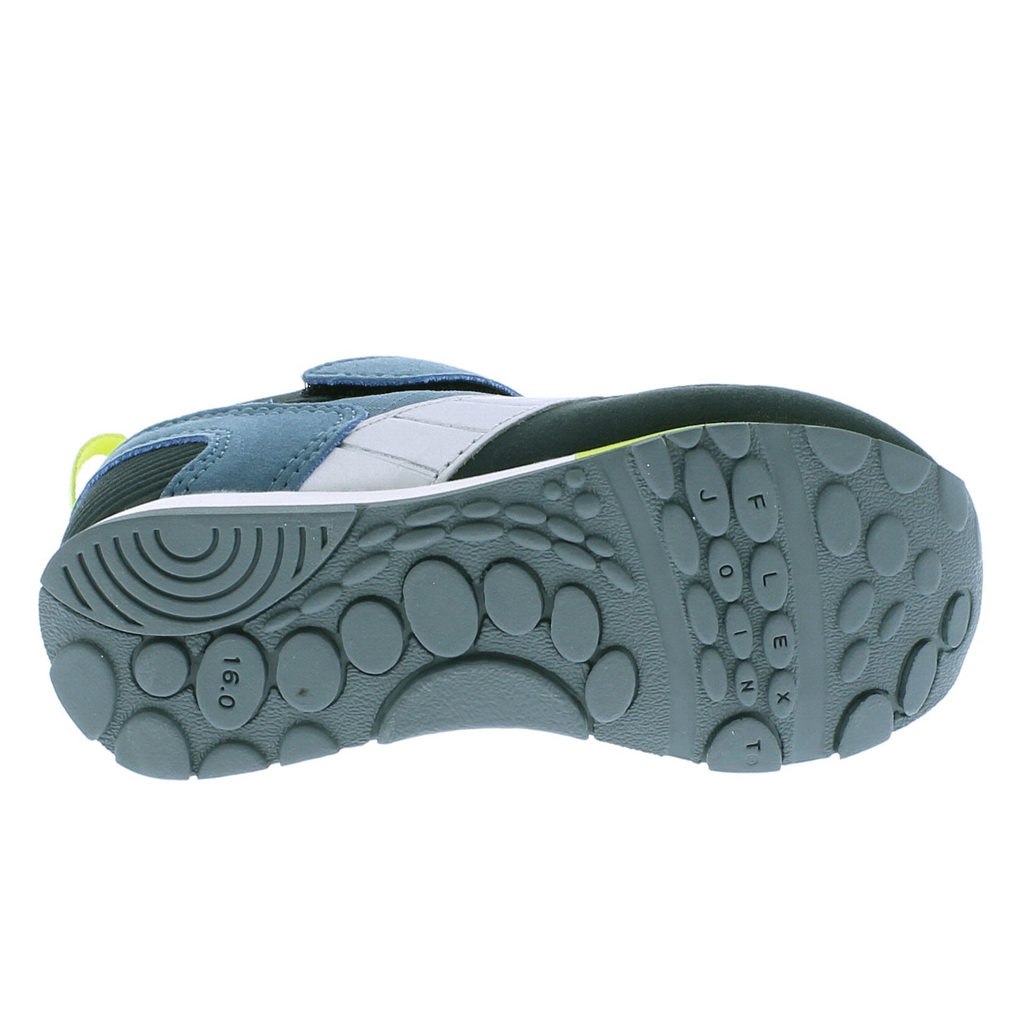 Tsukihoshi Child (Sizes 7 to 13) Racer Sneaker - Sea/Lime