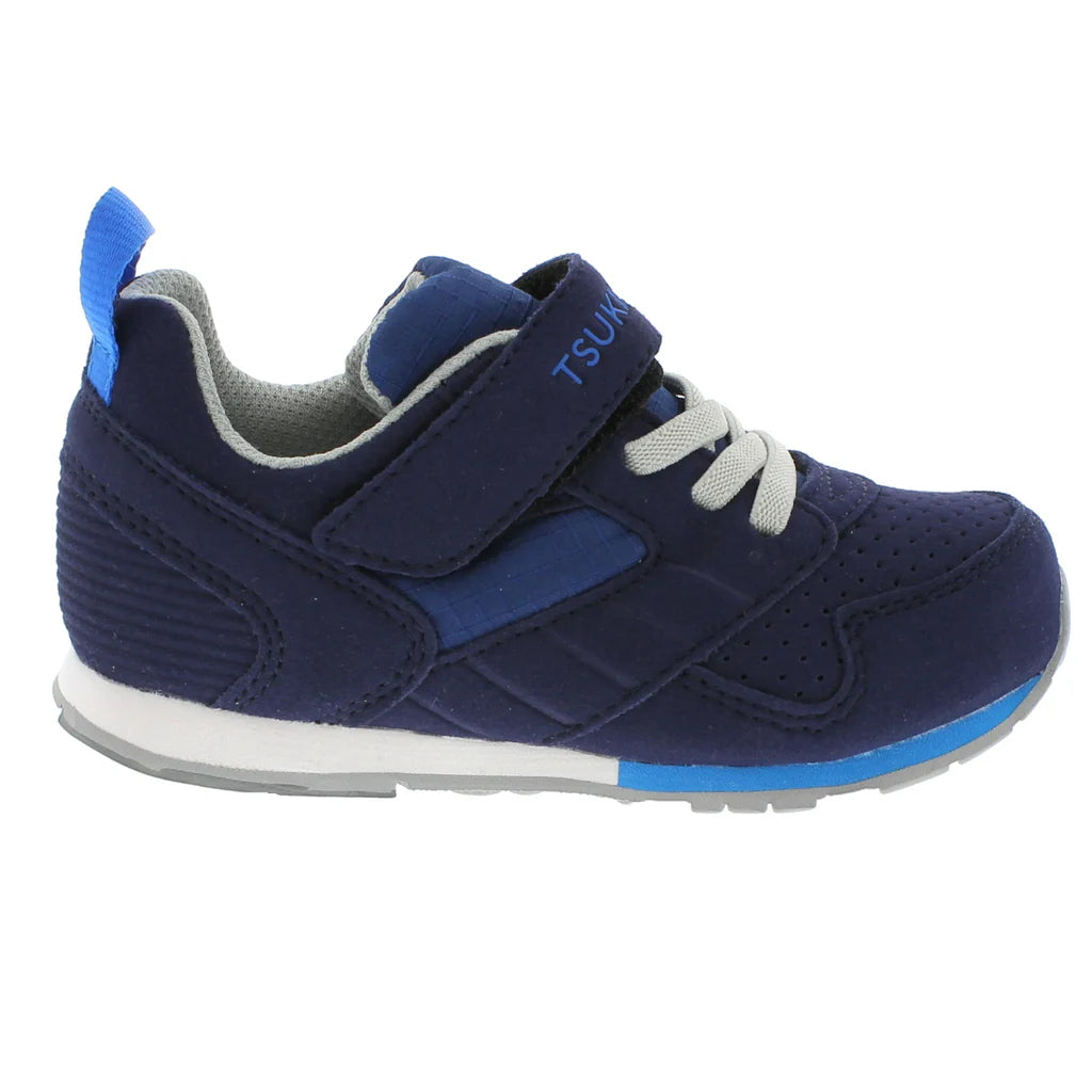 Tsukihoshi Child (Sizes 7 to 13) Racer - Navy Blue
