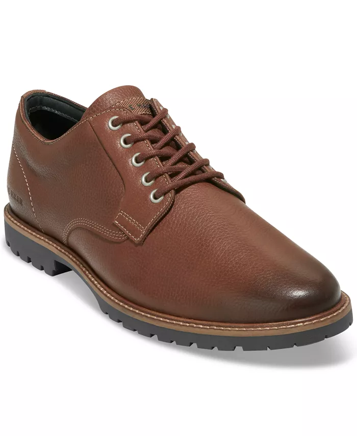 Cole Haan Men's Midland Lug Plain - Lumber/Grey Pin Alamo Shoes Cole Haan Men's Midland Lug Plain - Lumber/Grey Pin Alamo Shoes