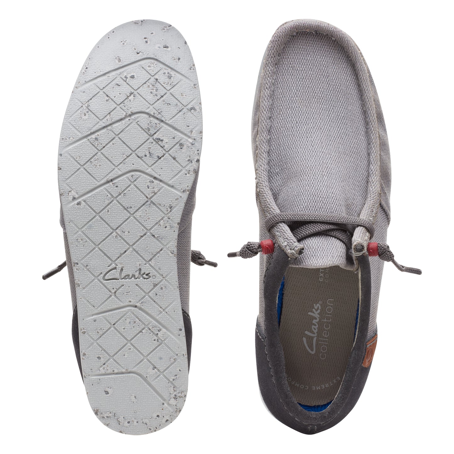 Clarks Men's Sharcelite Moccasin - Grey Combi