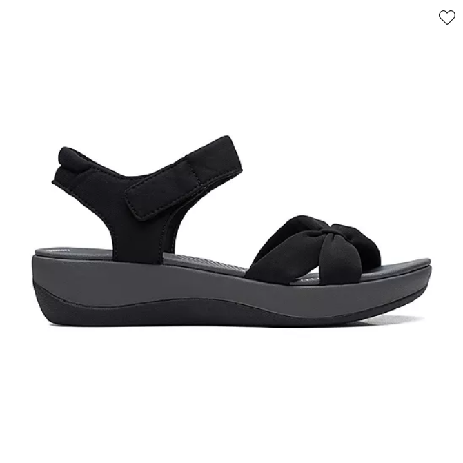 Clarks Women's Arla Shore Sandals - Black