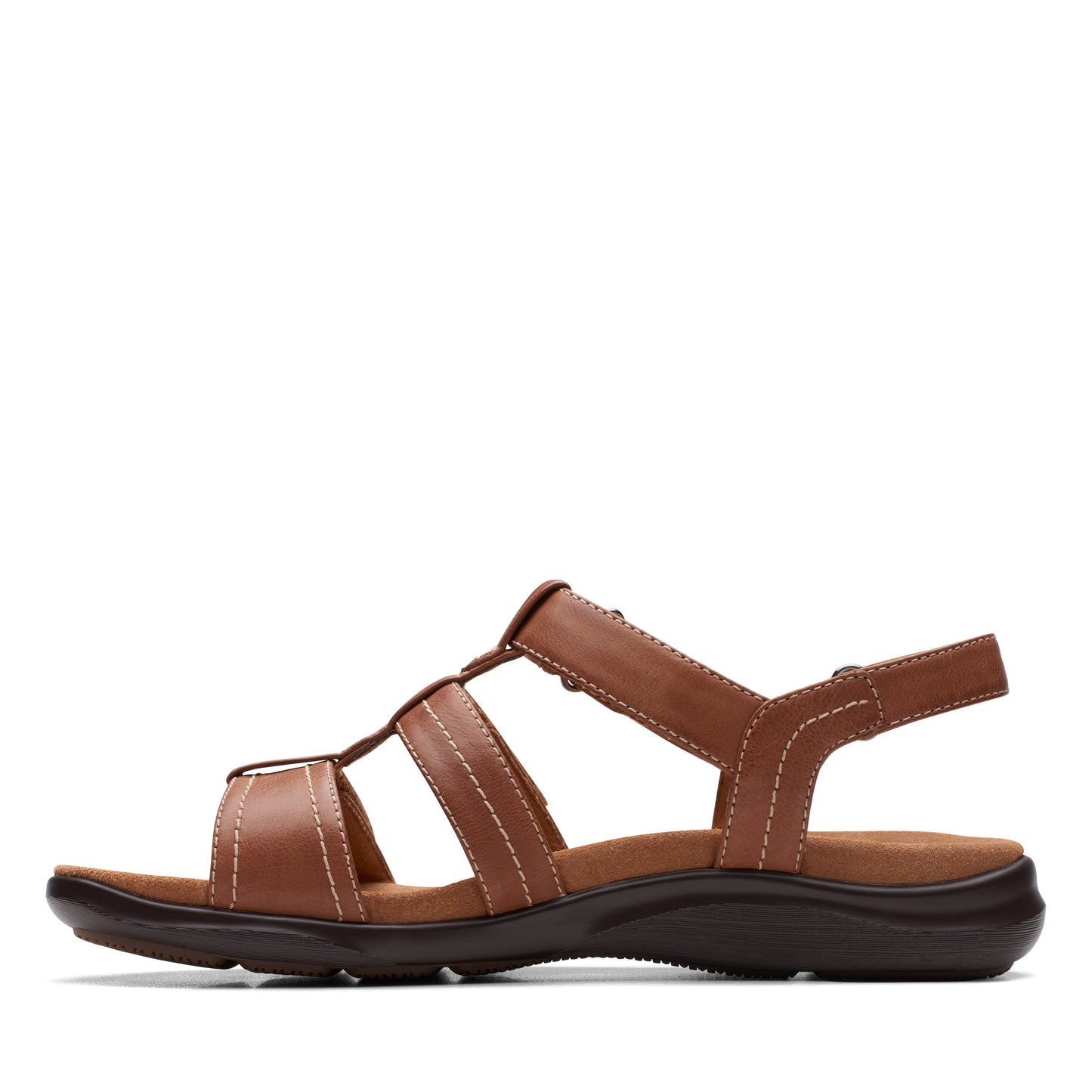 Clarks Women's Kitly Step Back Strap Sandal - Tan