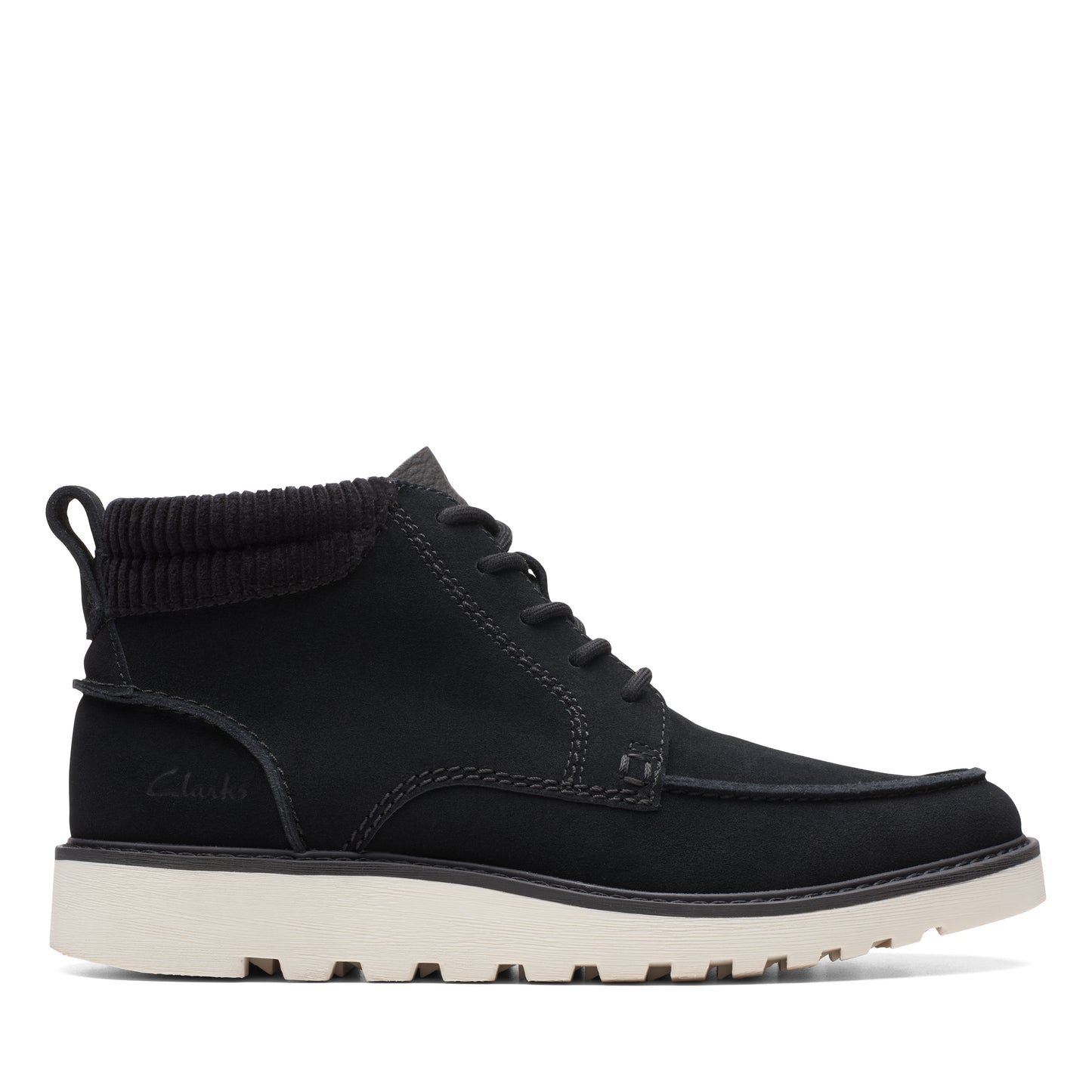 Clarks Men's Barnes Mid - Black Suede