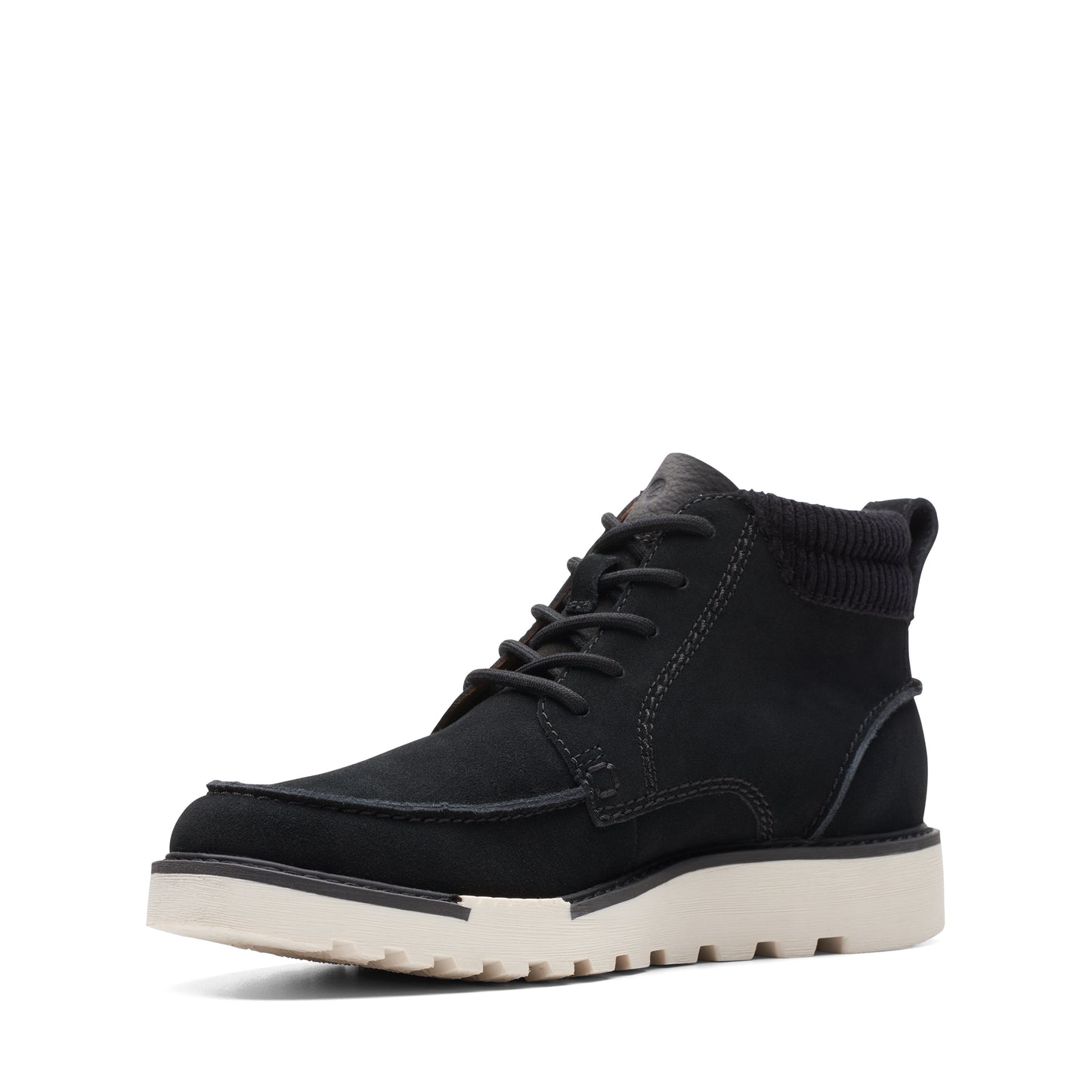 Clarks Men's Barnes Mid - Black Suede