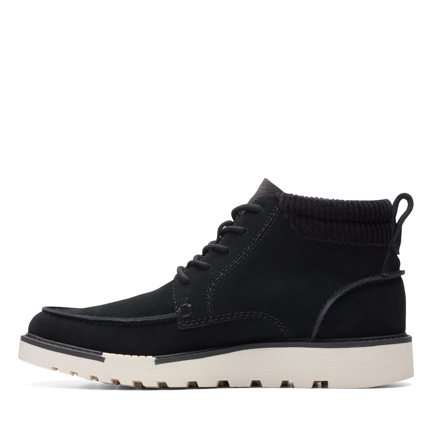 Clarks Men's Barnes Mid - Black Suede