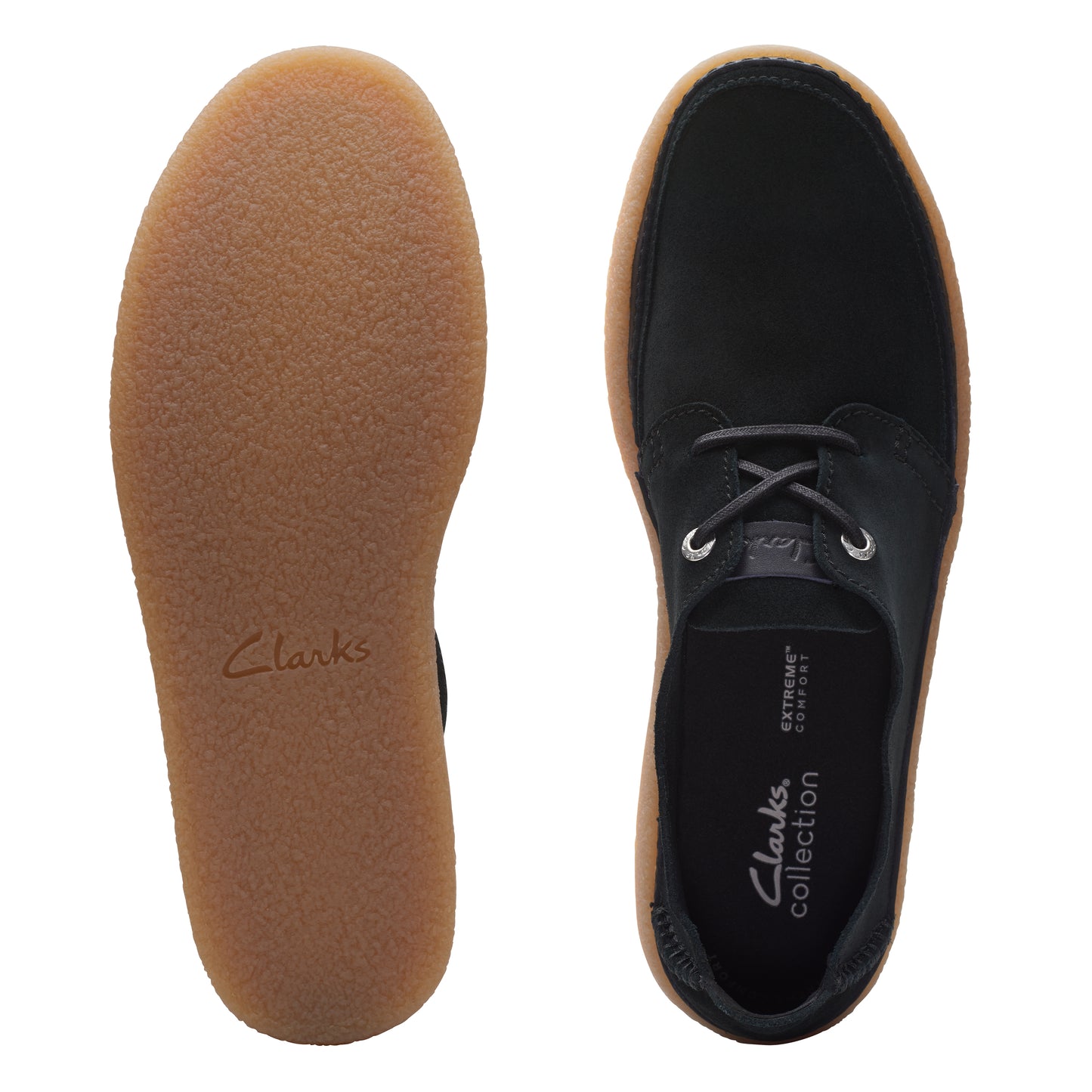 Clarks Men's Oakpark Lace - Black Suede