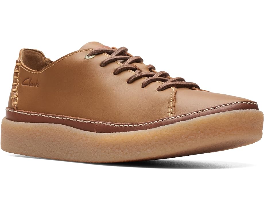 Clarks Men's Oakpark Low Sneakers - Tan Leather