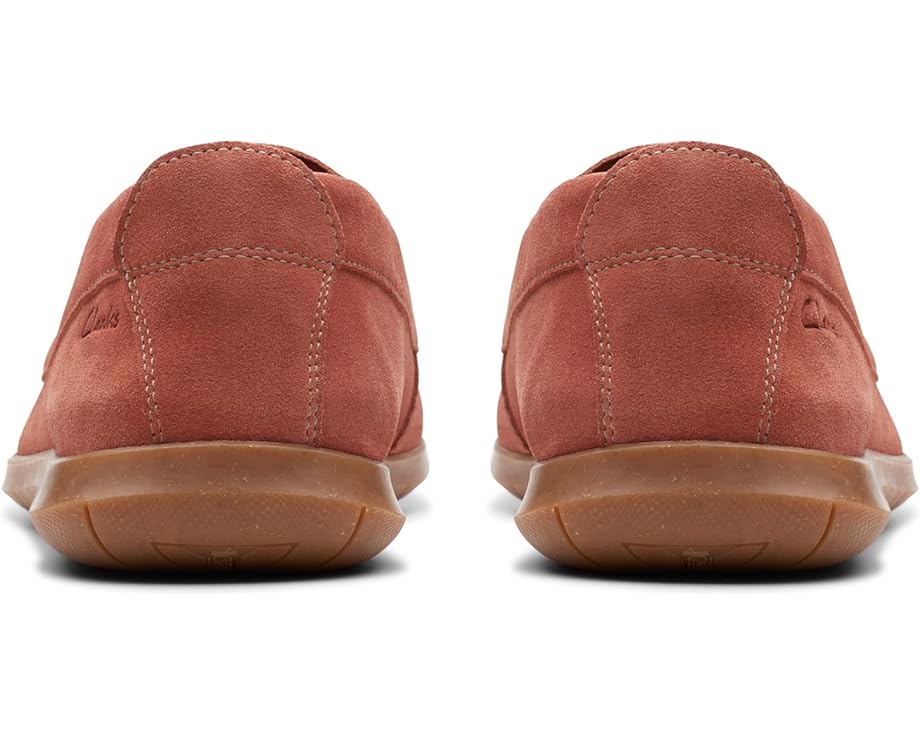 Clarks Men's Flexway Step Slip Ons - Red
