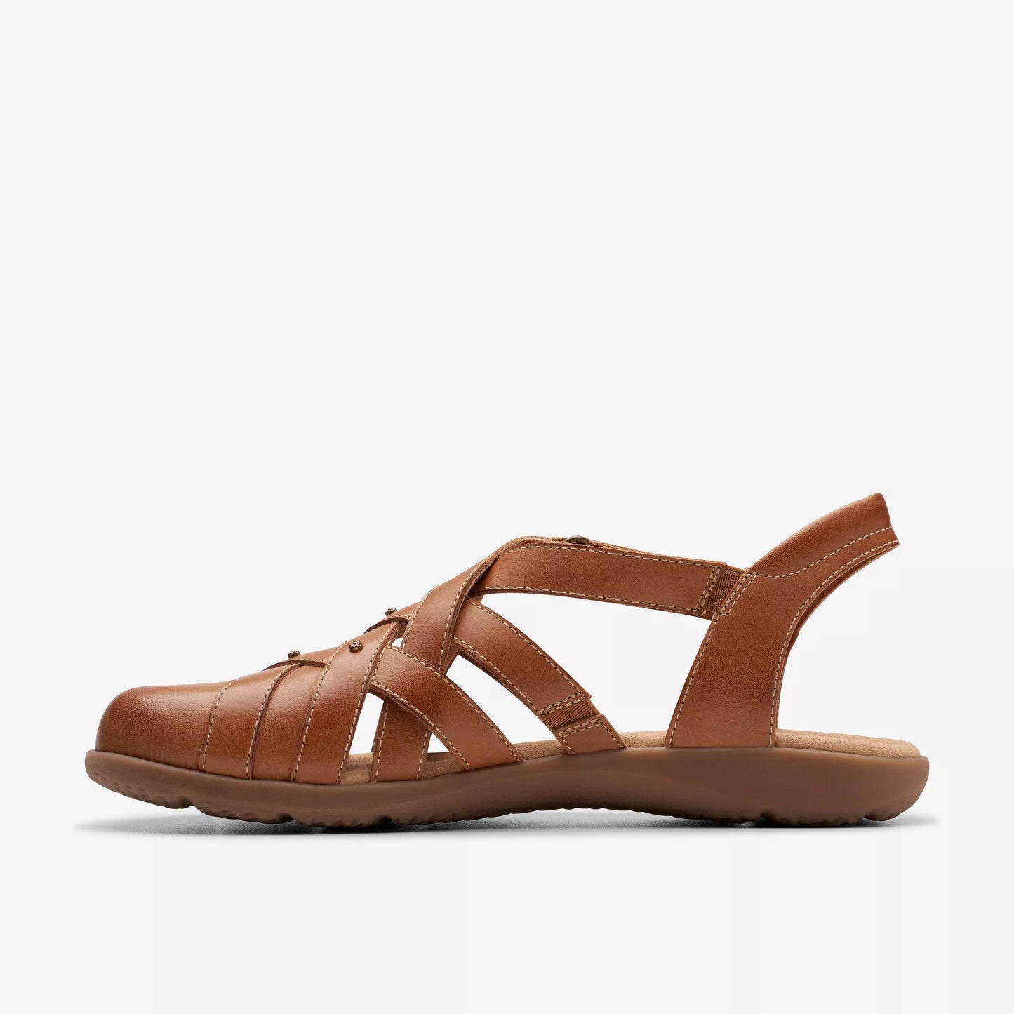 Clarks Women's Elizabelle Sea Sandals - Tan Leather
