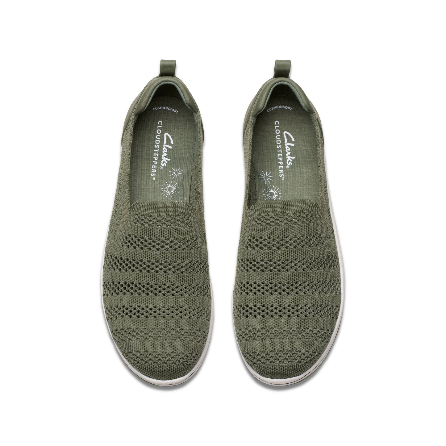 Clarks Women's Breezey Izzy Open Air Shoe - Olive