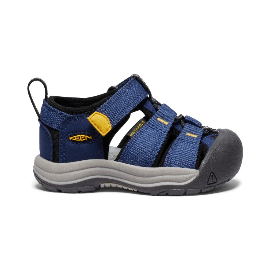 Keen Toddlers' (Sizes 4-7) Newport H2 Infant Sandal - Naval Academy/Keen Yellow