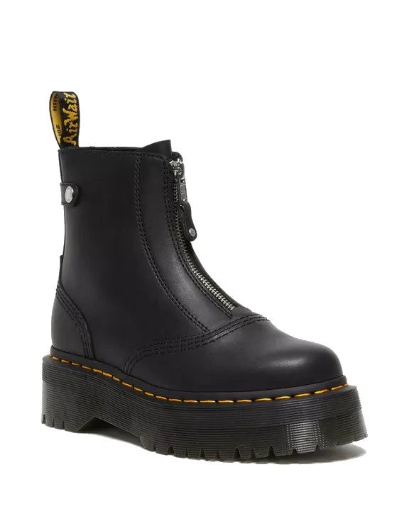 Dr Martens Women's Jetta Sendal Platform Boot - Black Leather