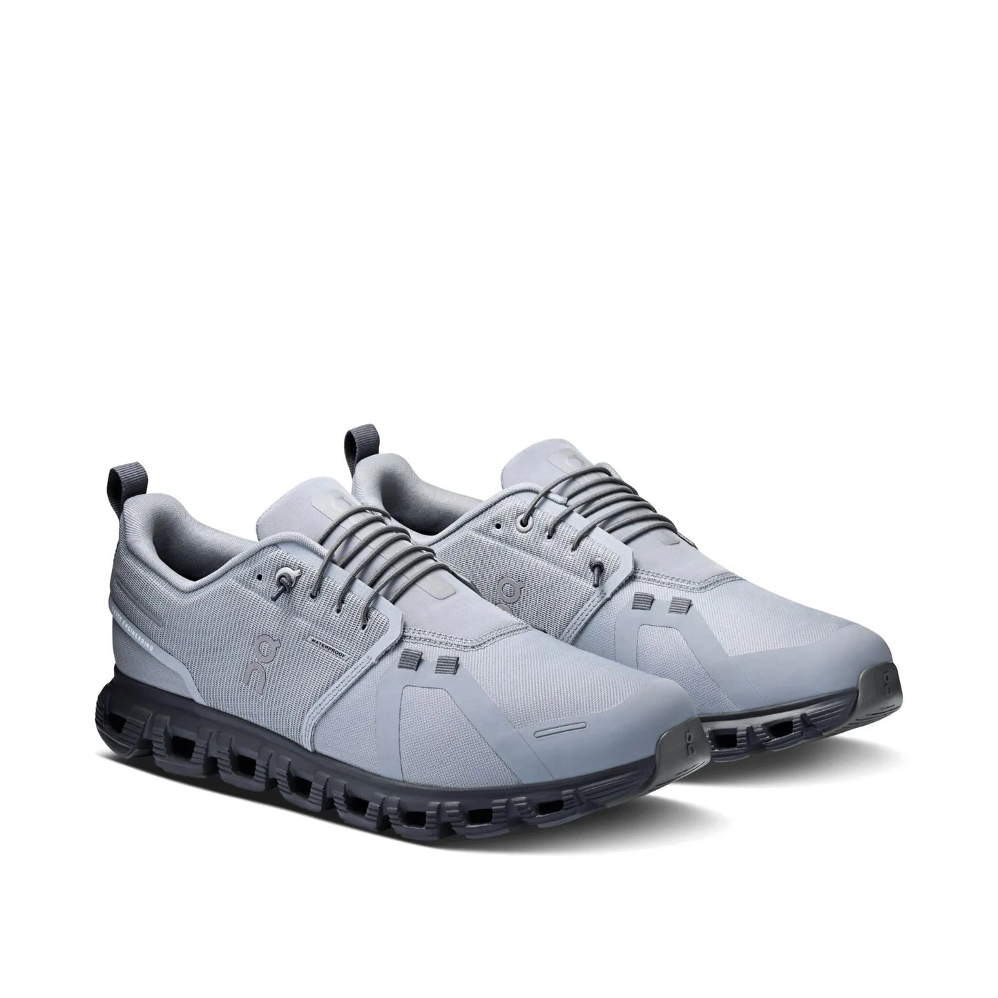 On Running Men's Cloud 6 Waterproof Athletic Shoe - Alloy/Wolf