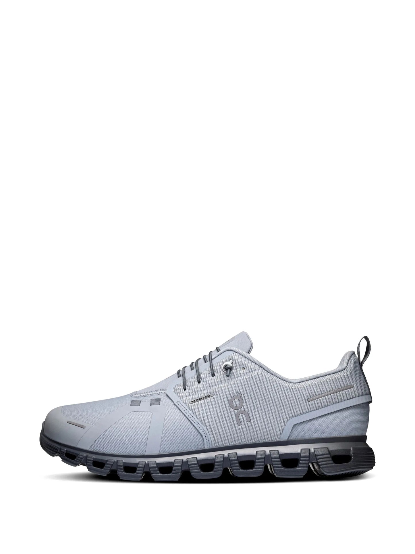 On Running Men's Cloud 6 Waterproof Athletic Shoe - Alloy/Wolf