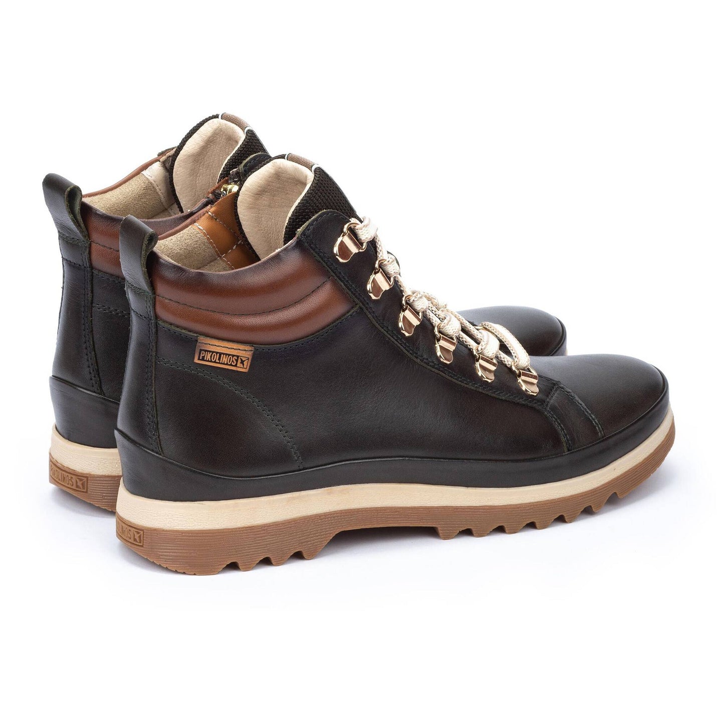 Pikolinos Women's Vigo Lace Up Boots - Forest