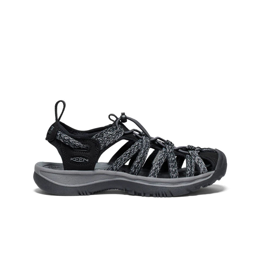Keen Women's Whisper Sandal - Black/Steel Grey