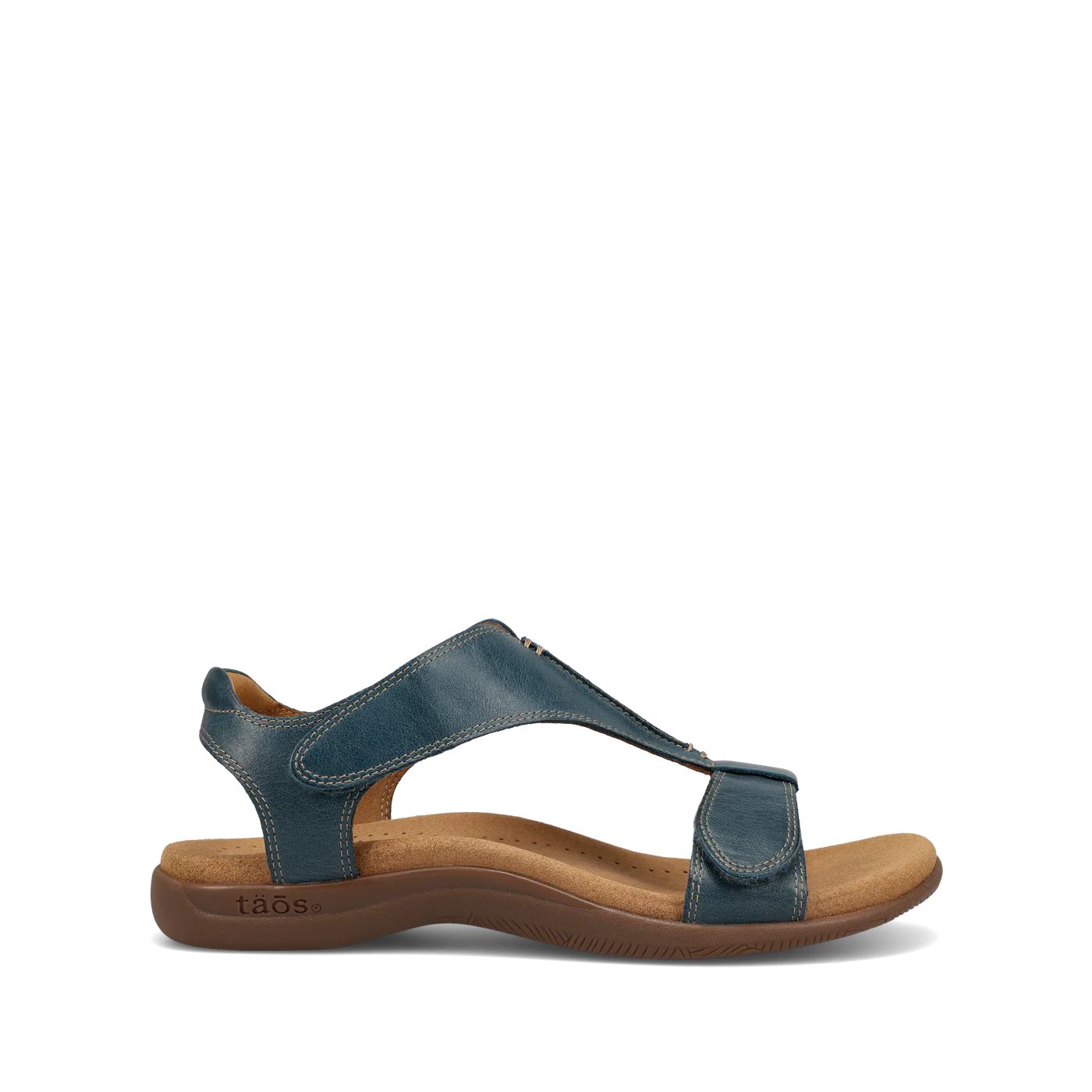 Taos Women's The Show Sandals - Petrol Blue Leather