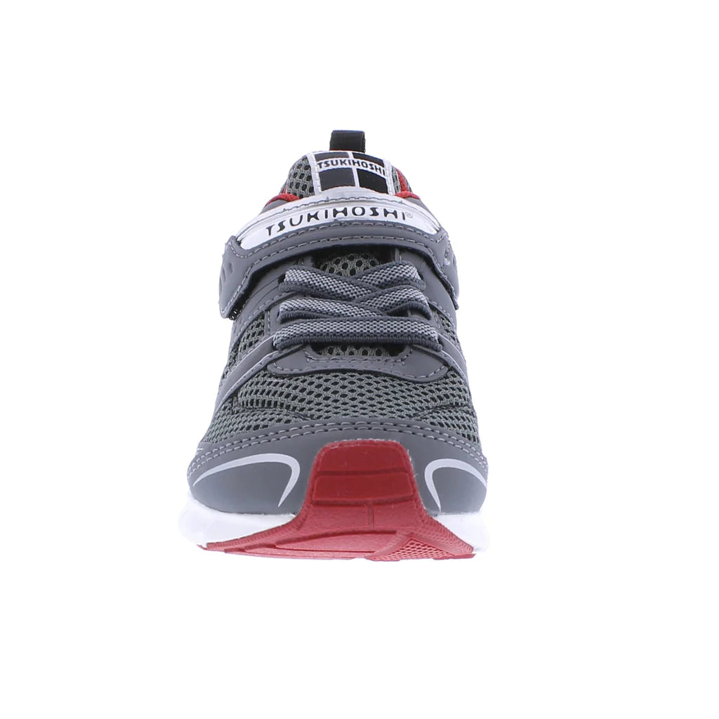 Tsukihoshi Child Velocity (Sizes 7 - 1) - Gray/Red