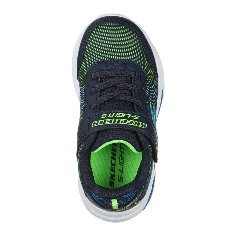 Skechers Kids' Erupters IV Wide - Navy/Lime