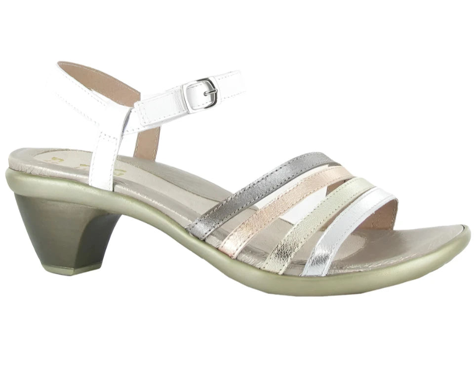 Naot Women s Current Sandal Metallic Silver Alamo Shoes