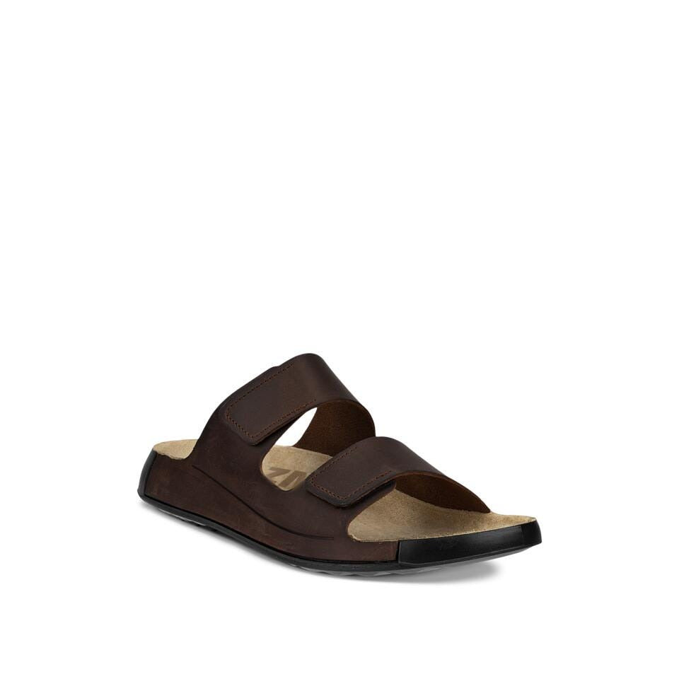 Ecco Men's Cozmo 2-Strap Sandal - Potting Soil