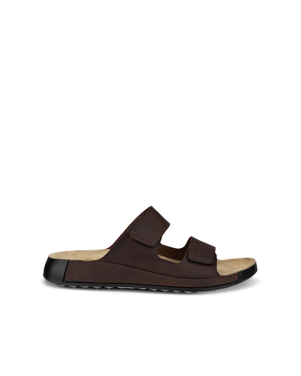Ecco Men's Cozmo 2-Strap Sandal - Potting Soil