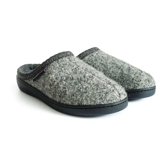 Haflinger AT64 Slipper - Grey Speckle