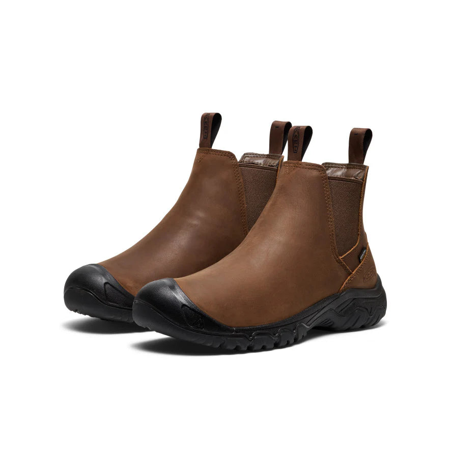 Keen Men's Anchorage IV Waterproof Boots - Dark Earth/Black