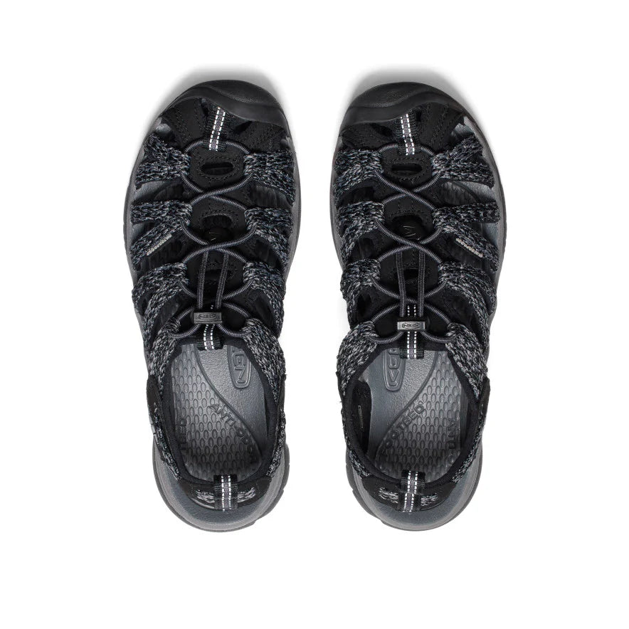 Keen Women's Whisper Sandal - Black/Steel Grey