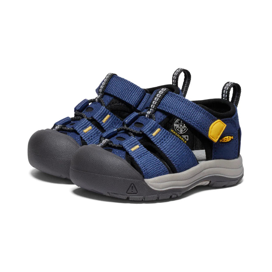 Keen Toddlers' (Sizes 4-7) Newport H2 Infant Sandal - Naval Academy/Keen Yellow