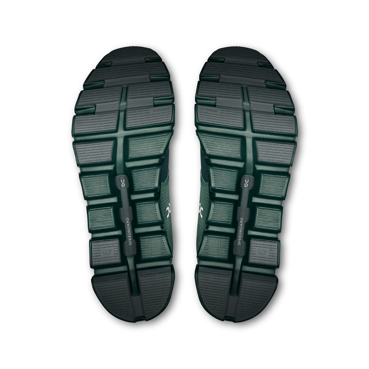 On Running Men's Cloud 6 Waterproof Runnig Shoes - Olive/Evergreen