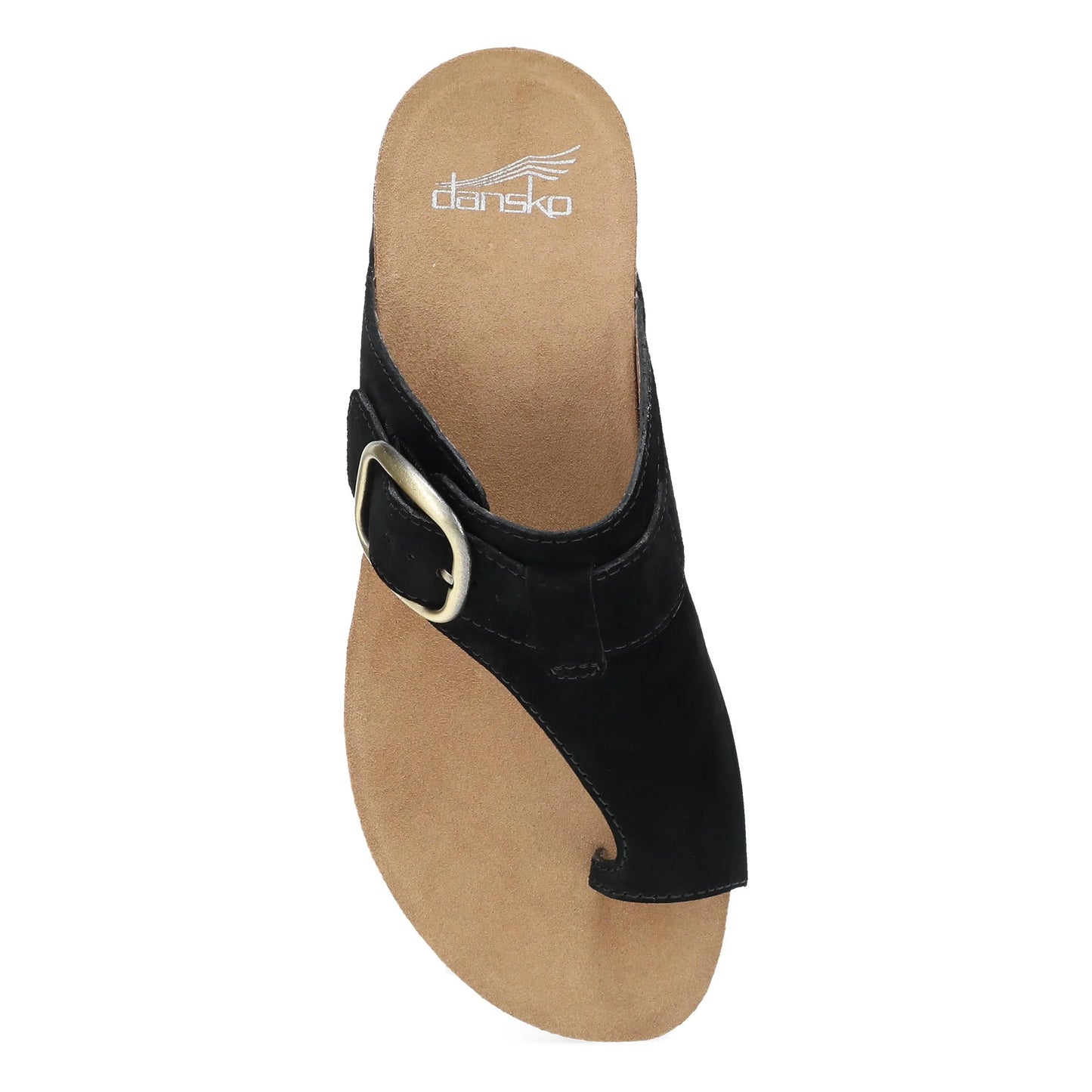 Dansko Women's Rylee Toe Post Sandal - Black