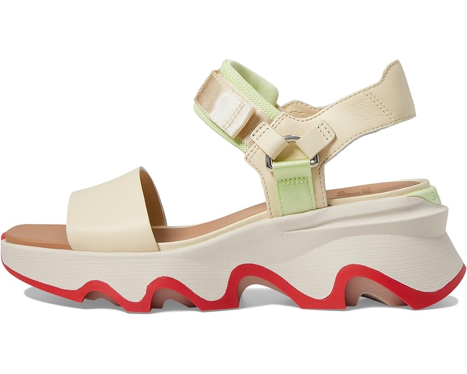 Kinetic™ Impact Y-Strap High Sandal - Honey White/Luminous Lime